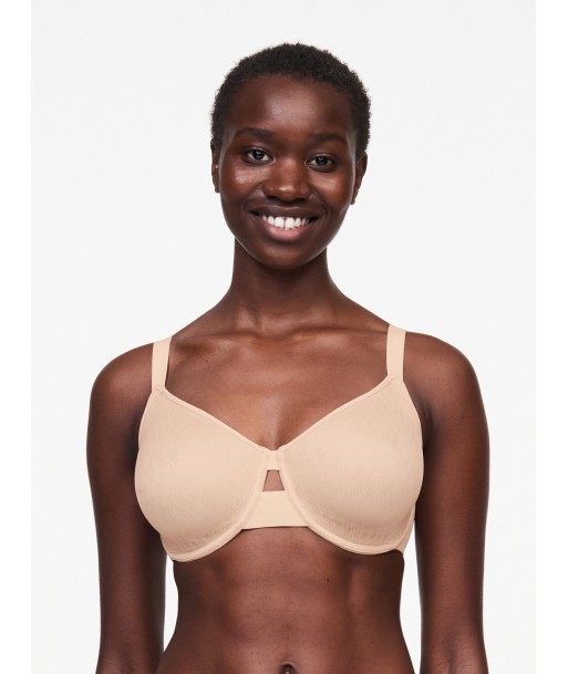 Chantelle - Smooth Lines Soutien-Gorge Moulé Très Couvrant Beige Doré une grave pollution 