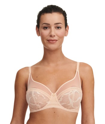 Chantelle - True Lace Soutien-Gorge À Armatures Très Couvrant Beige Doré du meilleur 