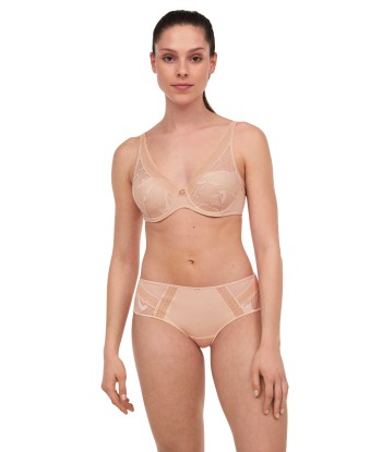 Chantelle - True Lace Soutien-Gorge Spacer Plongeant Beige Doré JUSQU'A -70%! 