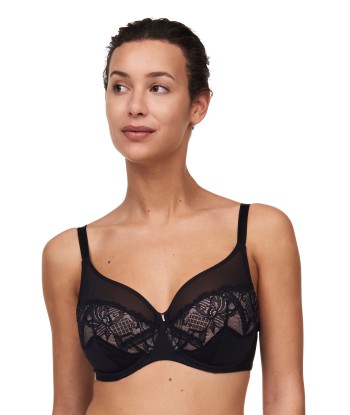 Chantelle - Orangerie Dream Soutien-Gorge À Armatures Très Enveloppant Noir Faites des économies