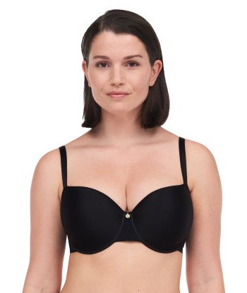 Chantelle - Lucie Soutien-Gorge Demi-Bonnet Mémoire De Forme Lace Confort Noir la livraison gratuite