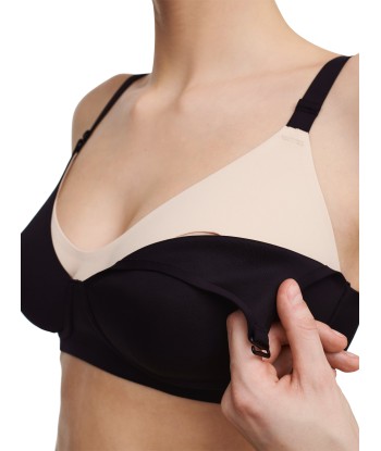 Chantelle - Pure Maternity Soutien-Gorge D'allaitement Sans Armatures Noir les muscles