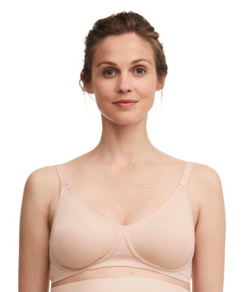 Chantelle - Pure Maternity Soutien-Gorge D'allaitement Sans Armatures Beige Doré l'achat 