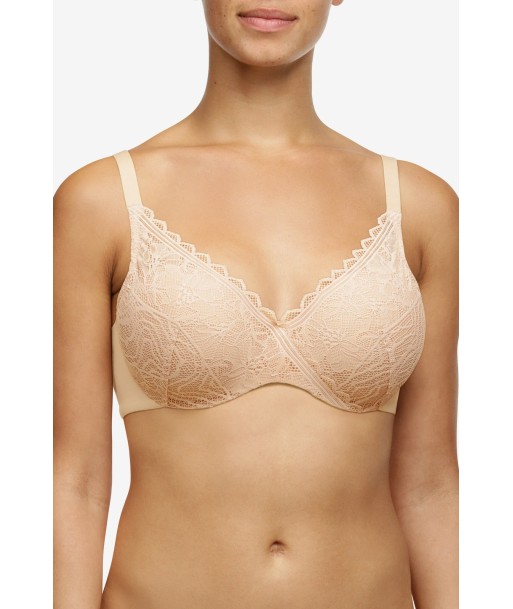 Chantelle Easyfeel - Floral Touch Soutien-Gorge Triangle Beige Doré rembourrage situé sous