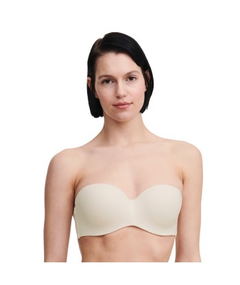 Chantelle - Norah Soutien Gorge Bandeau Coque Talc solde