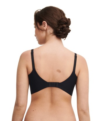 Chantelle - Support Graphique Soutien-Gorge De Soutien Sans Armature Noir brillant des détails fins