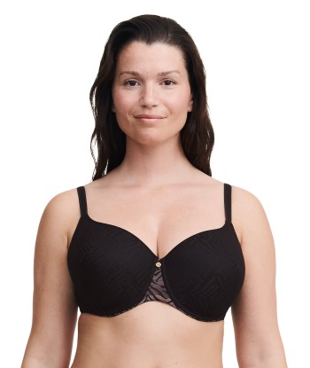 Chantelle - Graphique Allure Soutien-Gorge Spacer Couvrant Noir destockage