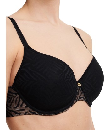 Chantelle - Graphique Allure Soutien-Gorge Spacer Couvrant Noir destockage