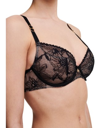 Chantelle - Orchidées Soutien-Gorge Couvrant Avec Armatures Noir ouvre sa boutique