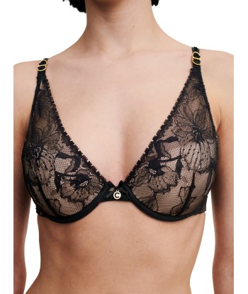 Chantelle - Orchidées Soutien-Gorge Push-Up Noir de la marque