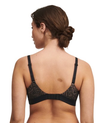 Chantelle - Graphique Allure Soutien-Gorge Armaturé Enveloppant  Noir soldes