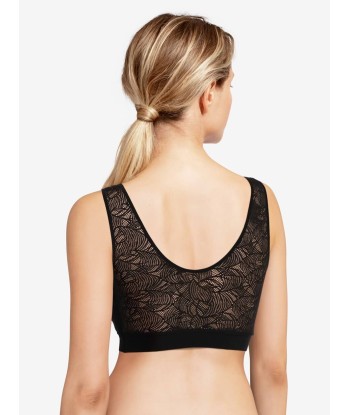 Chantelle - Softstretch Top Rembourré en Dentelle Noir l'évolution des habitudes 