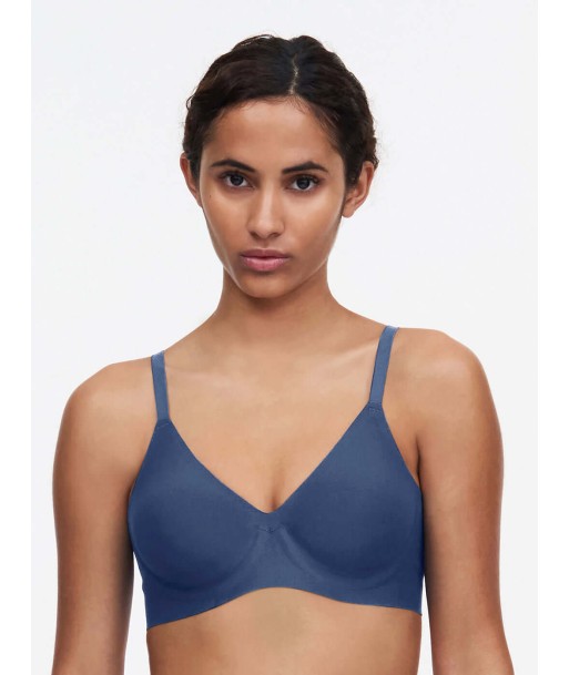 Chantelle - Softstretch Soutien-Gorge Plongeant à Armatures Bleu Céramique Venez acheter