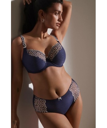 Primadonna - Osino Soutien-Gorge Balconnet Couture Tulipe Bleu Saphir la colonne vertébrale