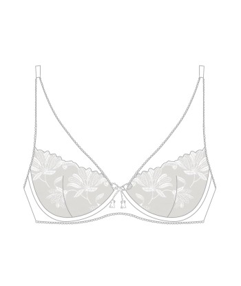 Aubade - Lovessence Soutien-gorge Triangle à Armatures Blanc de pas cher