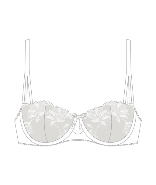 Aubade - Lovessence Soutien-gorge Corbeille Blanc pas cheres