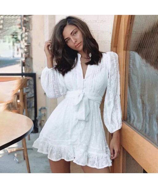 Robe hippie bohème blanche sur le site 