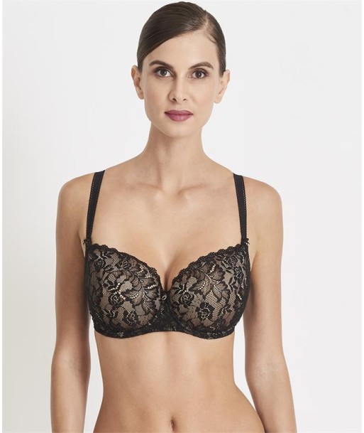 Aubade - Rosessence Soutien-Gorge Balconnet Moulé Confort Noir Paris Déstockage Promo