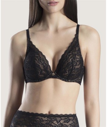 Aubade - Rosessence Soutien-Gorge Triangle Noir s'inspire de l'anatomie humaine