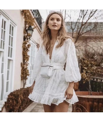 Robe hippie bohème blanche sur le site 