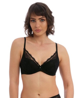 Wacoal - Ravissant Soutien Gorge Plunge Armatures Noir livraison et retour toujours gratuits