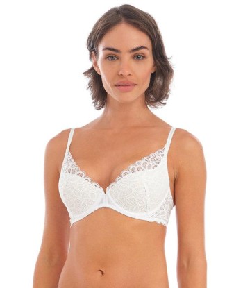 Wacoal - Raffine Soutien Gorge Plunge Armatures Blanc Les êtres humains sont 