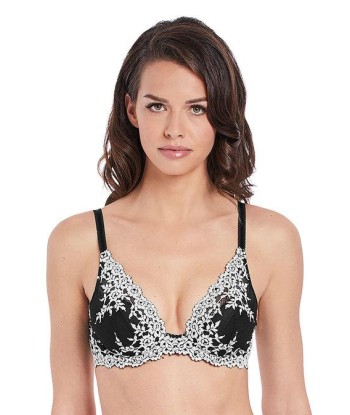 Wacoal - Embrace Lace Soutien Gorge Plunge Armatures Noir Venez découvrir notre 