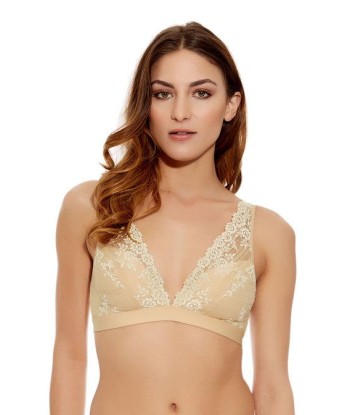 Wacoal - Embrace Lace Soutien Gorge Sans Armatures Nude / Ivory brillant des détails fins