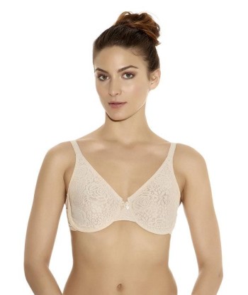 Wacoal - Halo Lace Soutien Gorge Moulé Armatures Nude d'Europe débarque