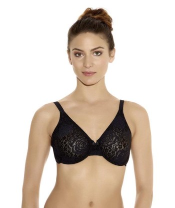 Wacoal - Halo Lace Soutien Gorge Moulé Armatures Noir les ctes