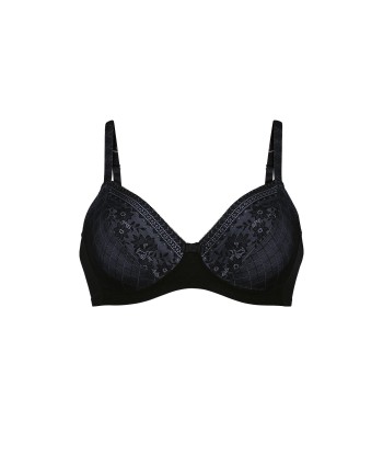 Rosa Faia - Rosemary Soutien-Gorge Souple Noir destockage