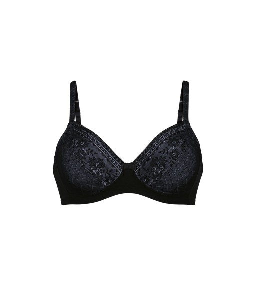 Rosa Faia - Rosemary Soutien-Gorge Souple Noir destockage