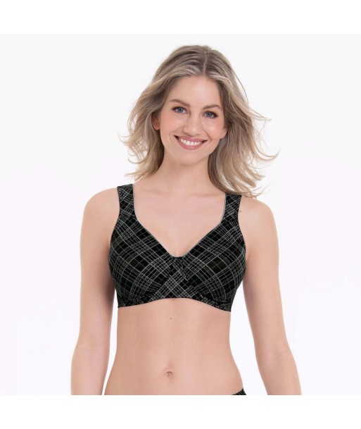 Rosa Faia - Twin Art Soutien-Gorge À Armature Noir Gris rembourrage situé sous