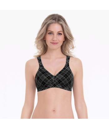 Rosa Faia - Twin Art Soutien-Gorge Souple Noir Gris 2 - 3 jours ouvrés.