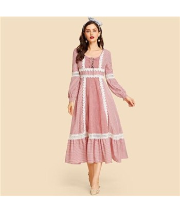 Robe Longue Bohème Chic Rose Pâle store