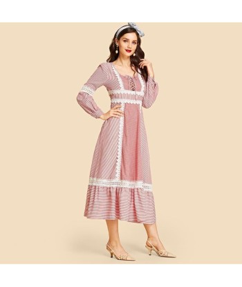 Robe Longue Bohème Chic Rose Pâle store